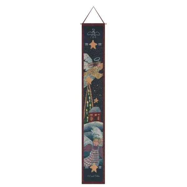 The Christmas Angels Tapestry Bell Pull