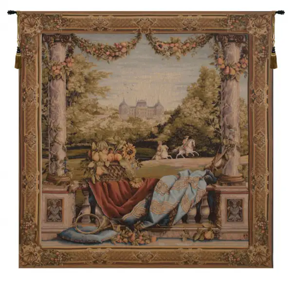 Chateau Bellevue (Square) French Wall Tapestry