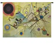 Kandinsky Composition VIII European Tapestry Wall Hanging