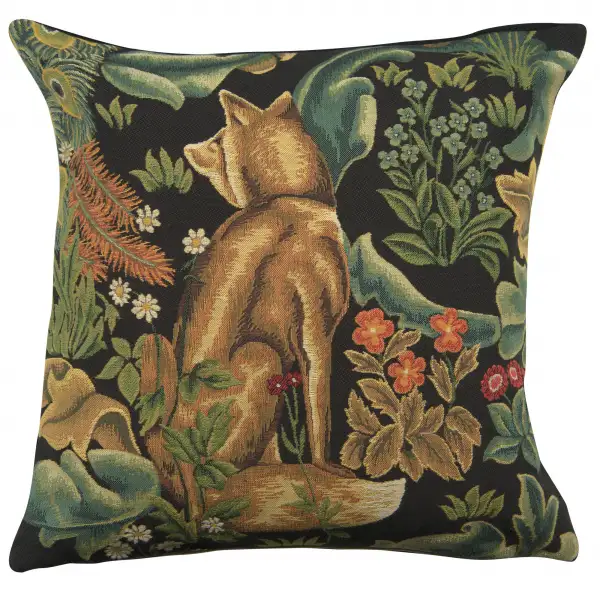 Wolf By William Morris Belgian Cushion Cover - 18 in. x 18 in. Cotton/Viscose/Polyester by William Morris