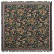 Golden Lily by William Morris European Throw