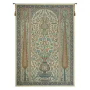 Bright Floral with Urns Belgian Wall Tapestry