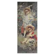 Garden Girls  Wall Tapestry Stretched