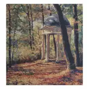 Gazebo in The Park Stretched Wall Tapestry