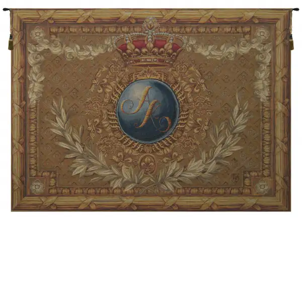 Coat of Arms A.K. Horizontal French Tapestry