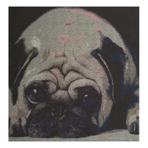 An Ecstatic Pug Stretched Wall Tapestry