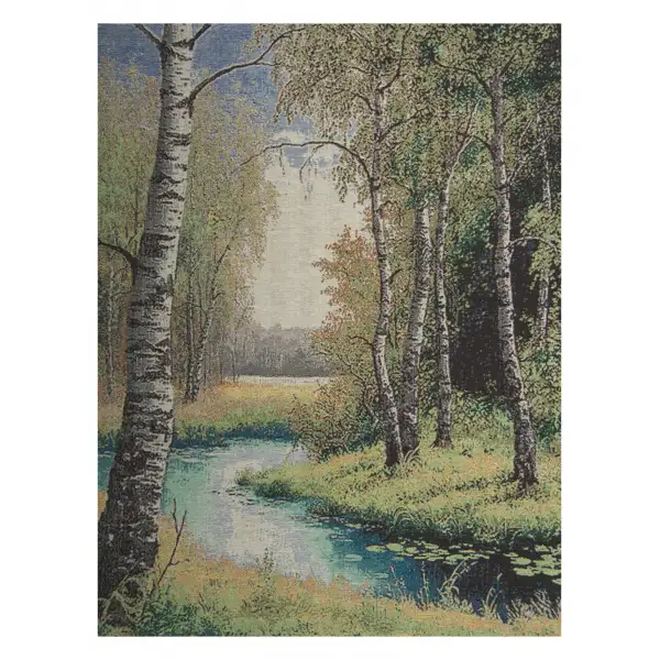 Brook between the Trees Stretched Wall Tapestry