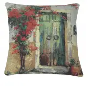 Villa Flora Over Door II Decorative Pillow Cushion Cover