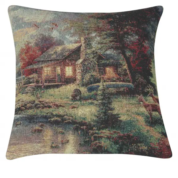 Rustic Retreat Decorative Floor Pillow Cushion Cover