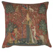 The Touch I Large French Tapestry Cushion