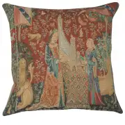 The Hearing I Large Cushion - 19 in. x 19 in. Cotton by Charlotte Home Furnishings