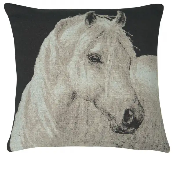 Horse in Charcoal II Couch Pillow