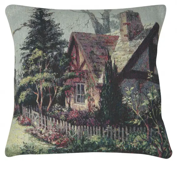 A Peaceful Cottage Decorative Pillow Cushion Cover