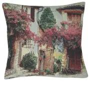 Mediterranean Scene Decorative Pillow Cushion Cover