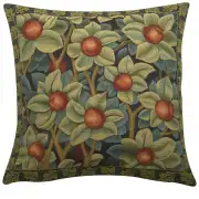 Orange Tree By William Morris Belgian Cushion Cover - 18 in. x 18 in. Cotton/Viscose/Polyester by William Morris