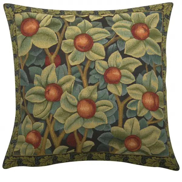 Orange Tree By William Morris Belgian Cushion Cover - 18 in. x 18 in. Cotton/Viscose/Polyester by William Morris