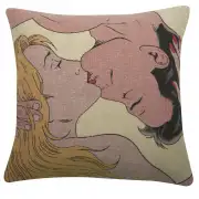 Graphic Novel Kiss Decorative Pillow Cushion Cover