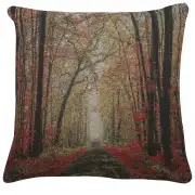 The Autumn Glade Path Decorative Pillow Cushion Cover