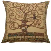 Tree of Life B by Klimt European Cushion Cover