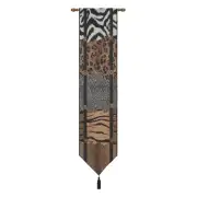 Safari Animals II Small Wall Tapestry Bell Pull