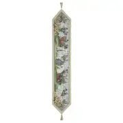 Rabbit Garden Chenille Table Runner Tapestry