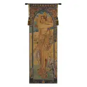 Mucha Jour II Belgian Tapestry Wall Hanging