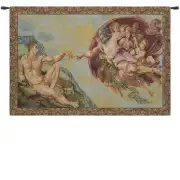 Creating Adam Small Italian Wall Tapestry