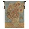 Van Gogh Sunflowers European Jacquard Tapestry Wall Hanging Floral Fine Art