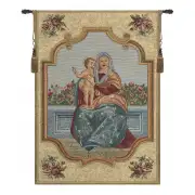 Madonna of the Rose Italian Wall Tapestry