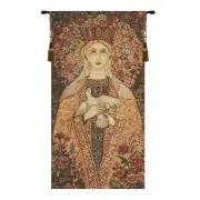 Madonna  Fiorita Italian Wall Tapestry