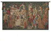 Vendages Red Medium Belgian Tapestry