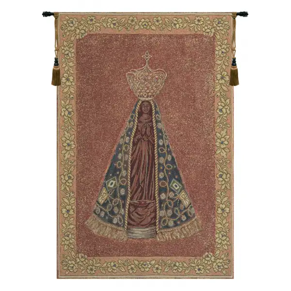 Madonna In Red Italian Wall Tapestry