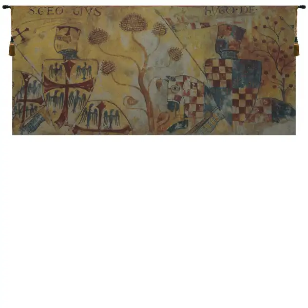 Chevaliers Redux Belgian Tapestry Wall Hanging