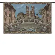 Piazza di Spagna II Italian Wall Tapestry