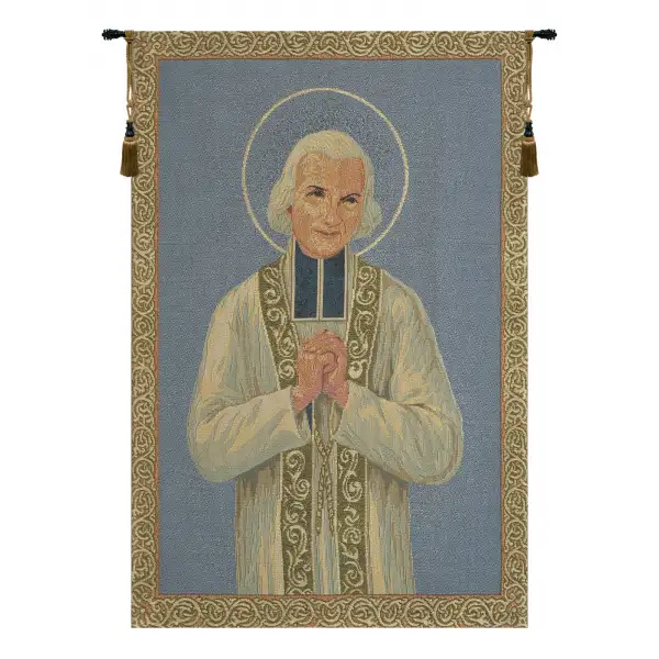 San Giovanni Maria Vianney Italian Wall Tapestry