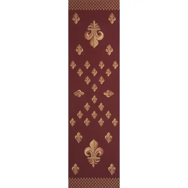 Royal Fleur de Lys Red Decorative Table Mat