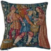 Wine Making Small French Tapestry Cushion