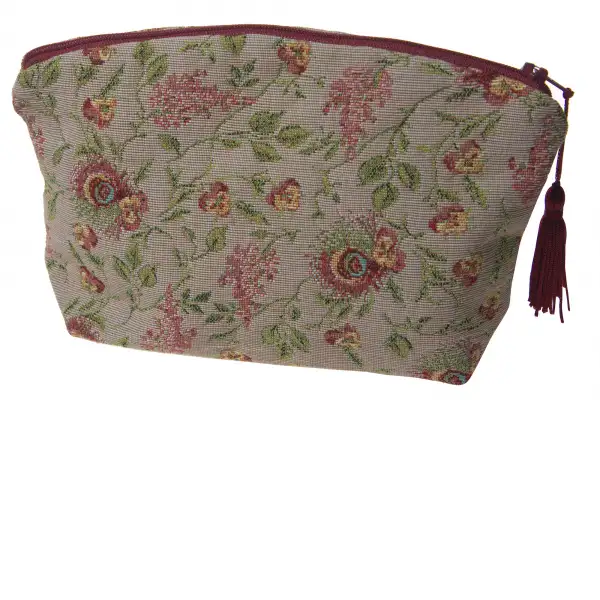 Broche Flowers Purse Hand Bag