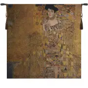 Lady In Gold by Klimt Belgian Tapestry Wall Hanging