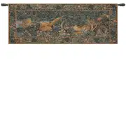 Fox and Pheasants Belgian Wall Tapestry