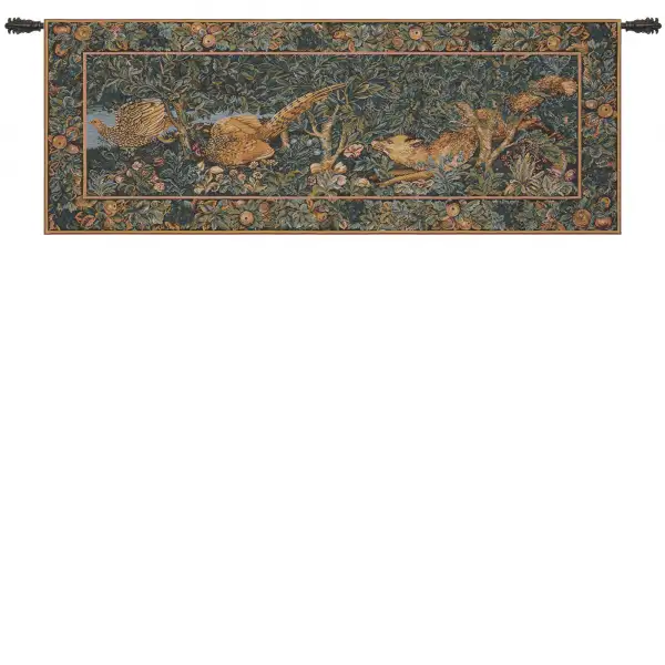 Fox and Pheasants European Tapestry