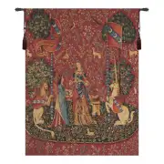 The Smell L'odorat Belgian Tapestry Wall Hanging - 40 in. x 56 in. Cotton/Polyester/Viscous by Charlotte Home Furnishings