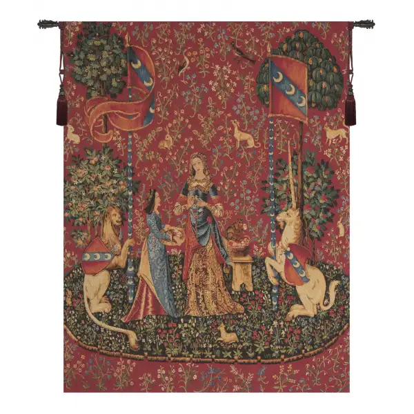 The Smell L'odorat Belgian Tapestry Wall Hanging - 40 in. x 56 in. Cotton/Polyester/Viscous by Charlotte Home Furnishings