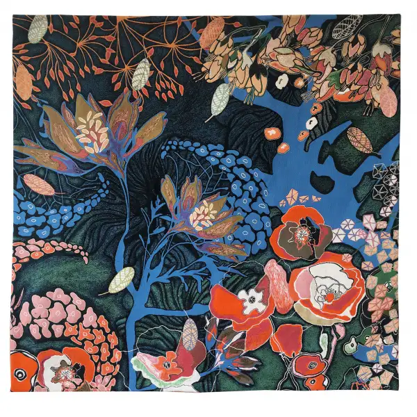 Le Jardin De Tal Square French Tapestry