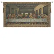 Last Supper III Italian Tapestry - 54 in. x 30 in. Cotton/Polyester/Viscose by Leonardo da Vinci