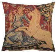 Medieval View Small Belgian Sofa Pillow Cover