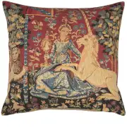 Medieval View Large Belgian Sofa Pillow Cover