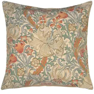 Golden Lily Light William Morris European Cushion Covers