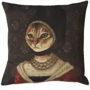 Cat With Hat A European Cushion Cover