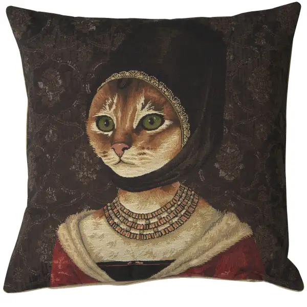 Cat With Hat A European Cushion Cover